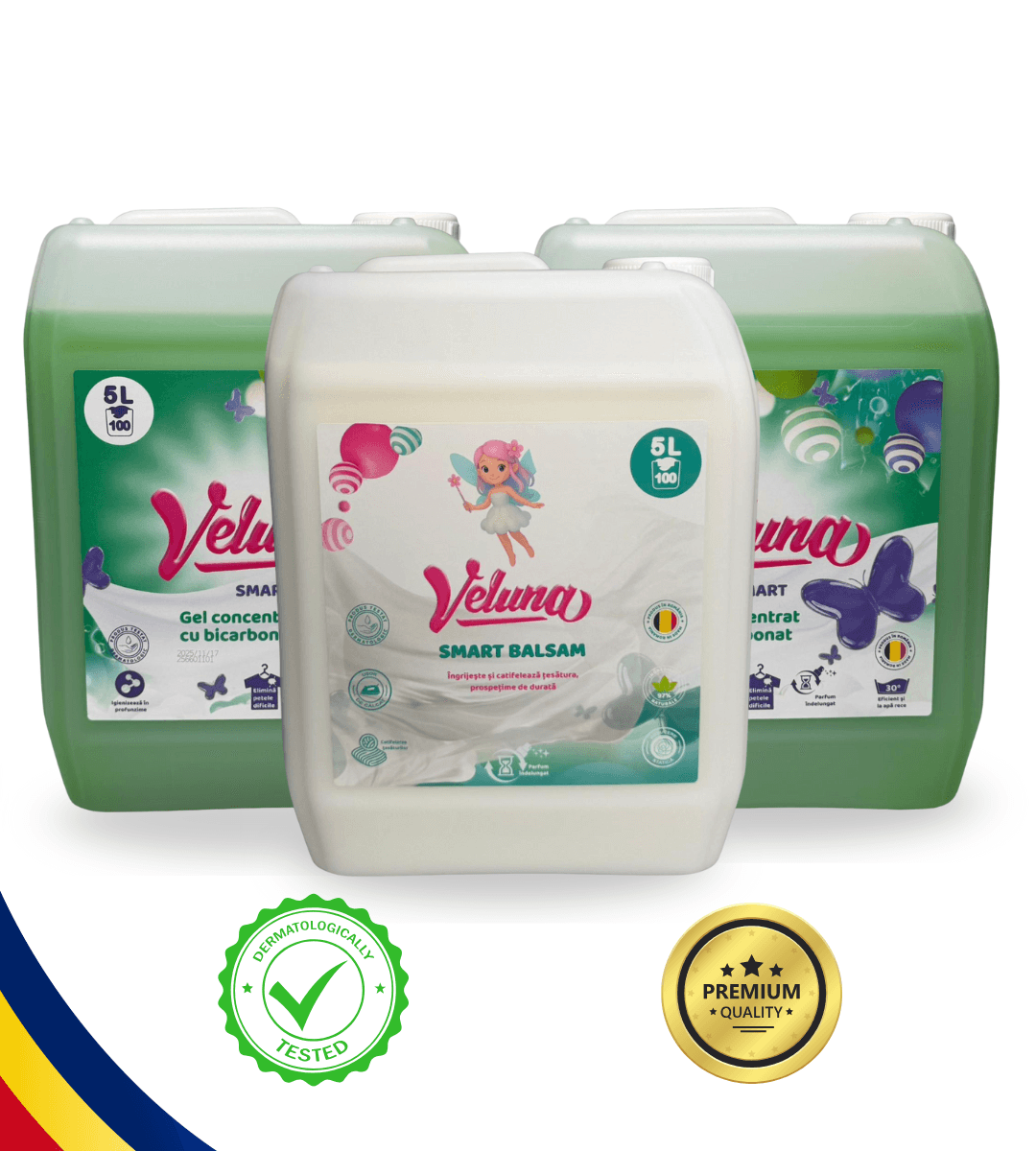 SMART 15 Litri (2 x 5L detergent + 5L balsam)