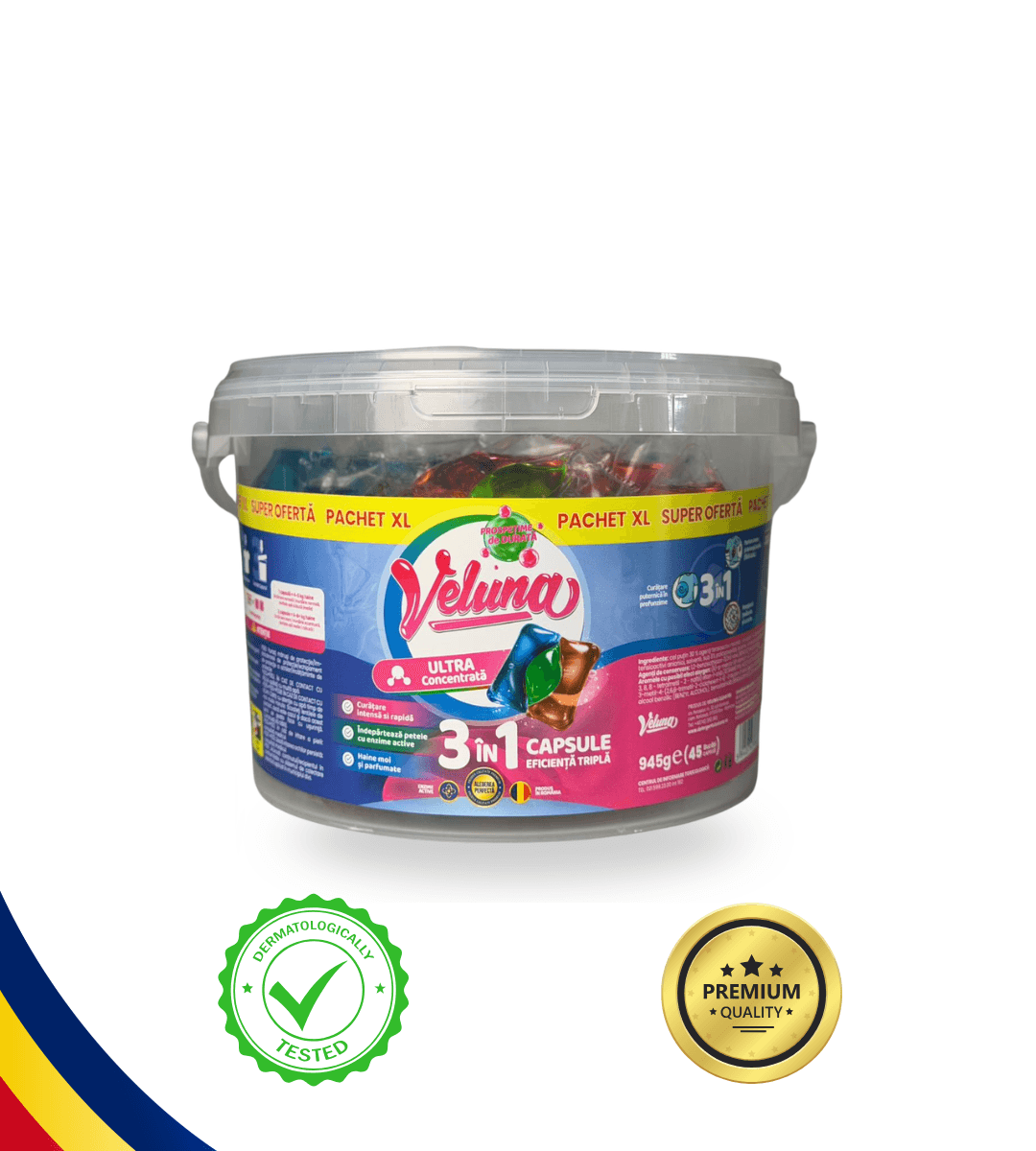 45 CAPSULE VELUNA 3 in 1 ULTRA CONCENTRAT